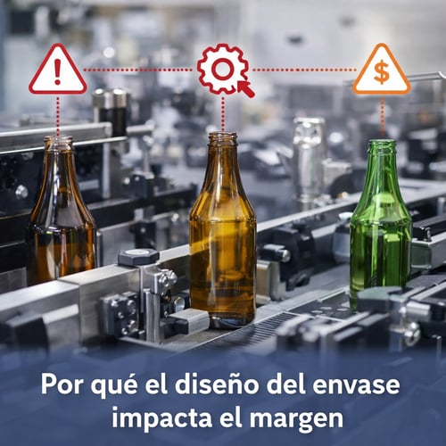 Diseño con enfoque OEE: botella que fluye en línea y acelera la rotación