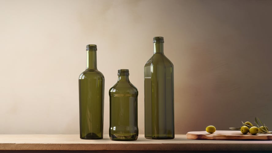 Botellas para aceite de oliva