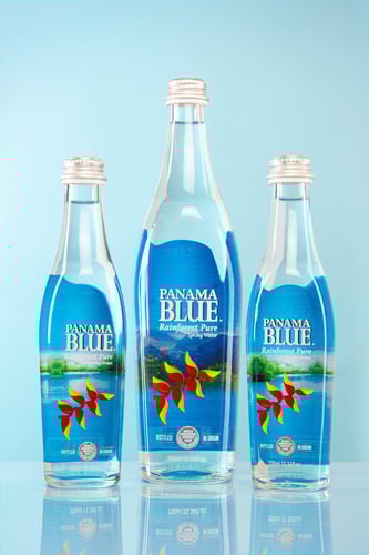 Case study: Development of glass bottles for Panama Blue Water
