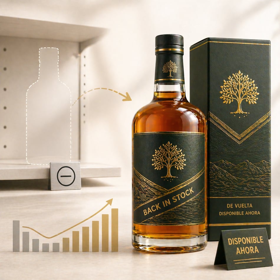 Stockout recovery: packaging que acelera recompra cuando regresas al anaquel