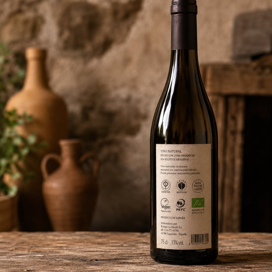 Certificaciones en etiqueta de vino natural: el problema de los sellos que el consumidor latinoamericano no reconoce pero sí evalúa