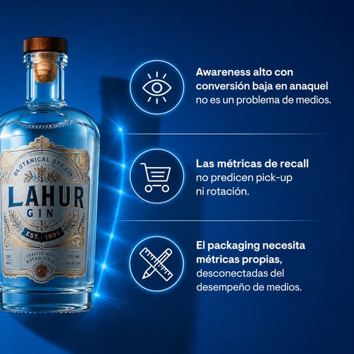 El error de medir el éxito del packaging con las mismas métricas que mides la campaña